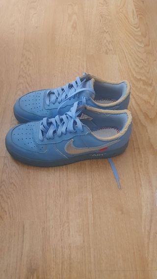 Zapatillas Nike Air Force 1, azules negociables