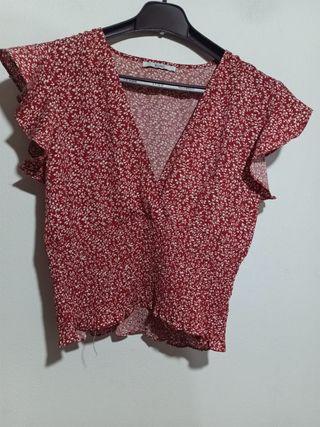 Top corto Zuiki rosso tg L