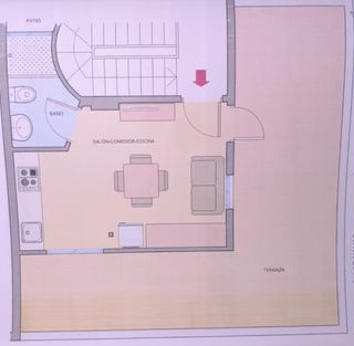 Ático con 30m de terraza en pleno centro