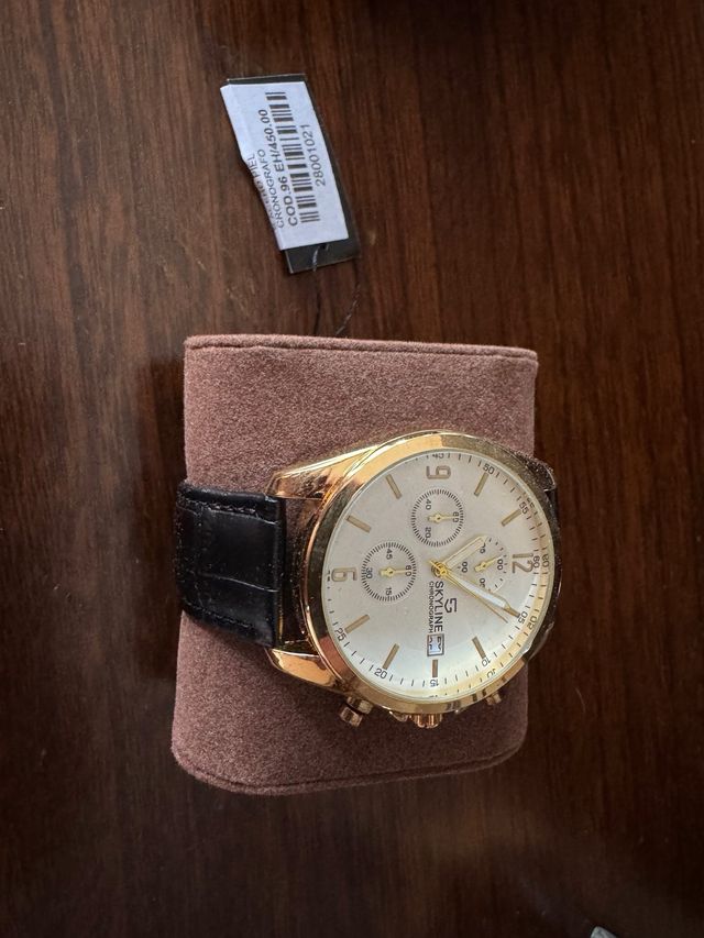 Reloj Skyline Cronografo dorado