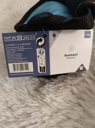 Pesa nueva Kettlebell 2 kg 