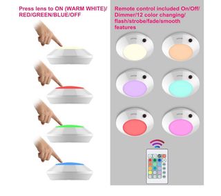 Luz LED techo/pared blanca