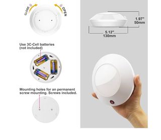 Luz LED techo/pared blanca