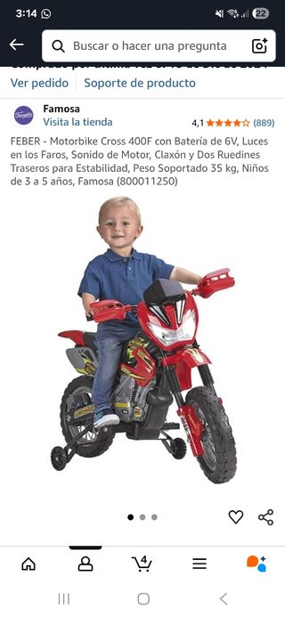 Moto FEBER Cross 400F 6V