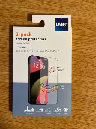 Nuevos 3 Protectores pantalla iPhone 