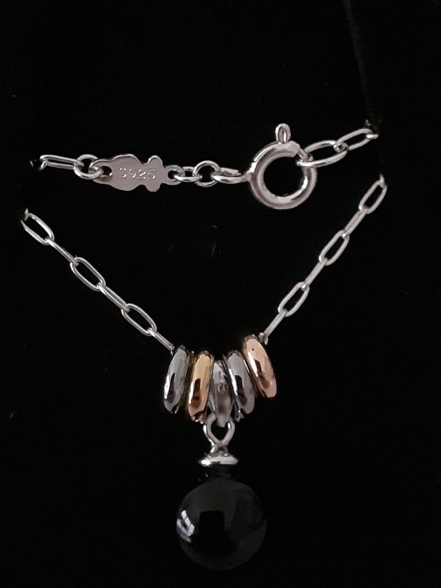 COLLAR TOUS CON PACK ANILLAS Y COLGANTE ONIX