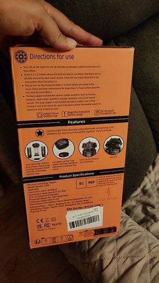 Mata mosquitos Bug Zapper 20W Con cable