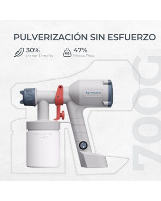 ★ Pistola Pintura Pulverizadora 600ml, Eléctrica