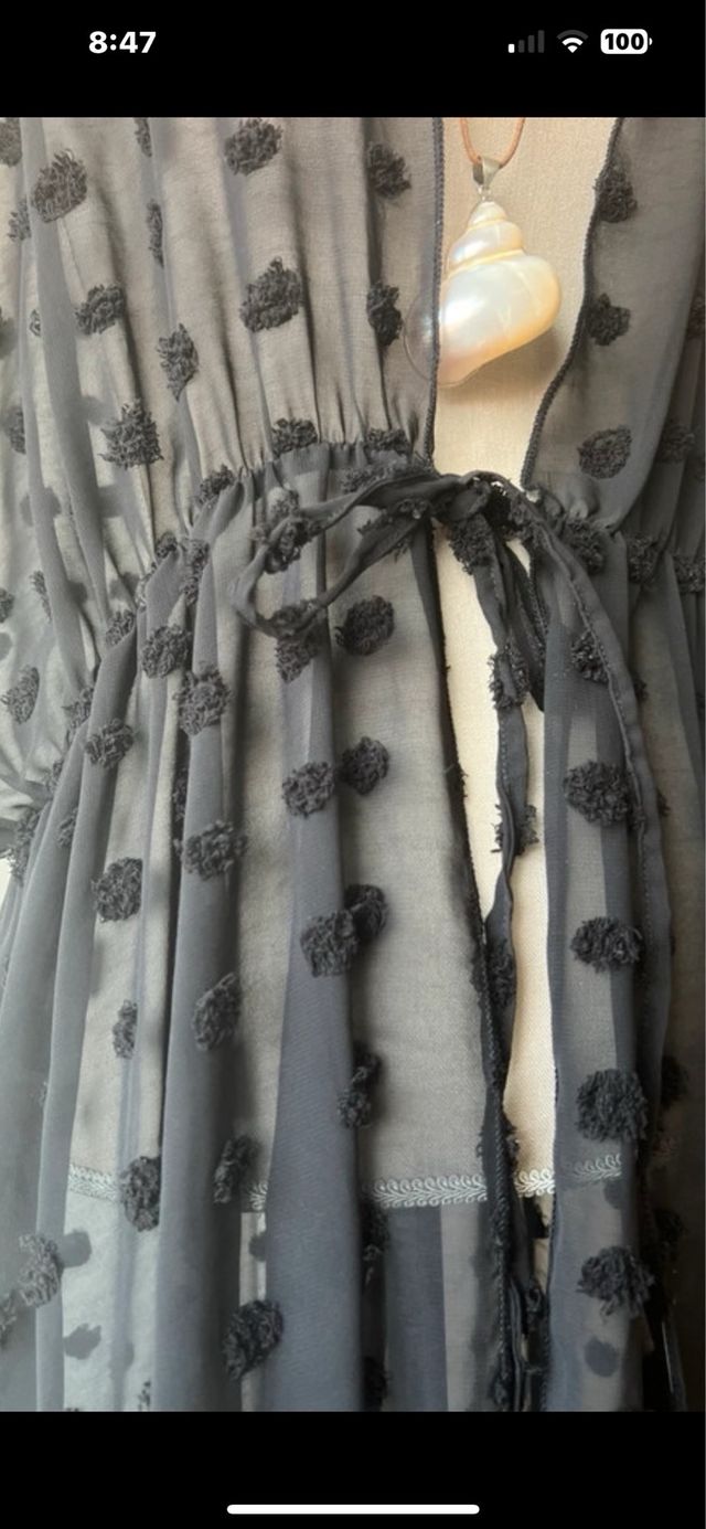 Túnica negra - Talla única