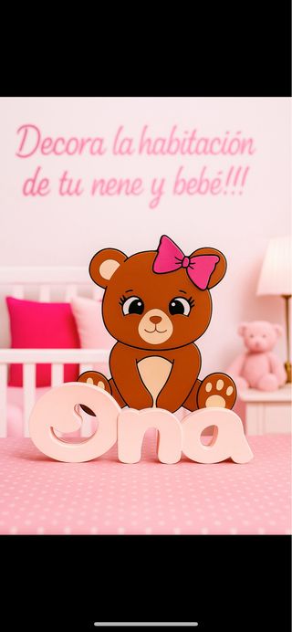 osita Decoración infantil: personalizada