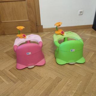 2 Asientos bañera bebé