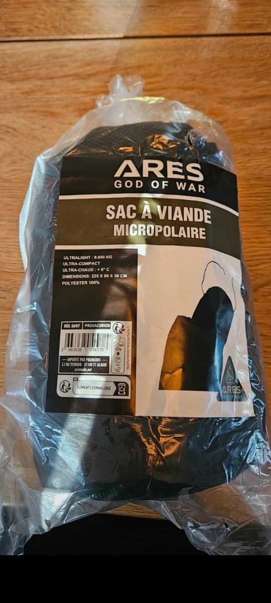 Saco Ares Microfibra +6°C. Para viaje
