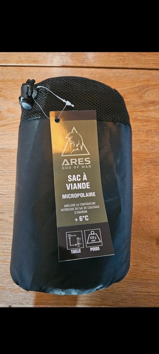 Saco Ares Microfibra +6°C. Para viaje