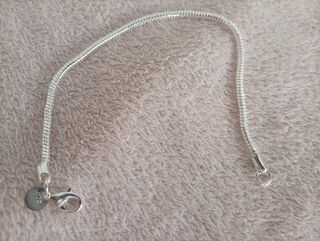 Pulsera plata 925 - serpiente.