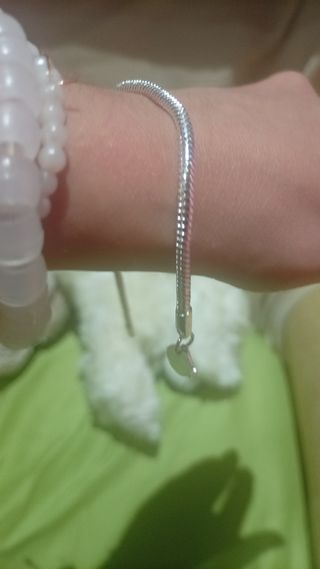 Pulsera plata 925 - serpiente.