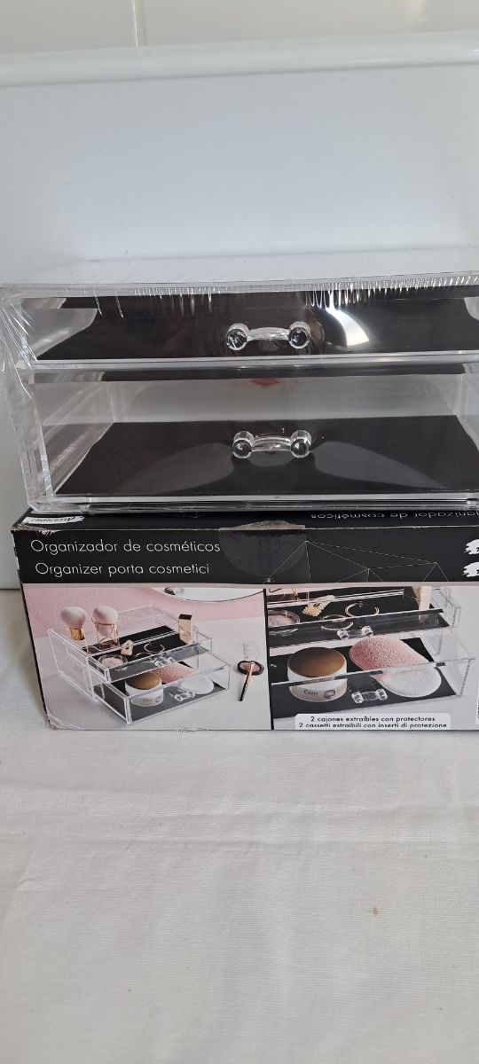 Organizador cosméticos 2 cajones
