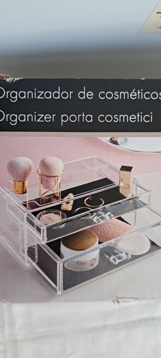 Organizador cosméticos 2 cajones