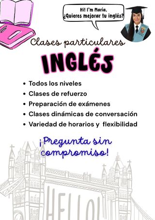 Clases particulares Inglés