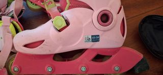 Patines Oxelo niña + protecciones