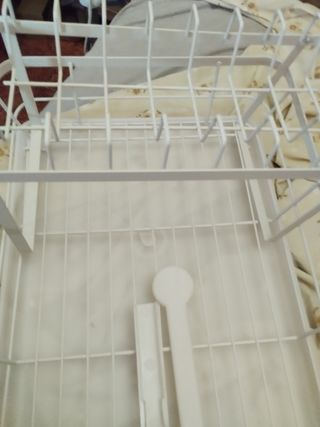 Escurridor Platos Acero Blanco.
