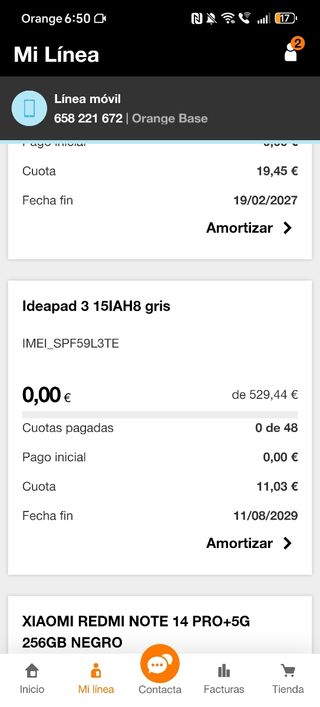 Portátil Lenovo Ideapad 3 151AH8
