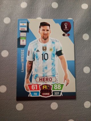 Messi Argentina 36 Mundial Qatar 2022 Adrenalyn XL