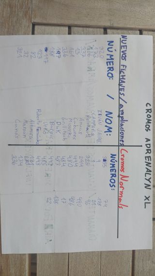 Cromos Adrenalyn XL 24-25