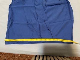 Blusa Mango azul - Escote cruzado