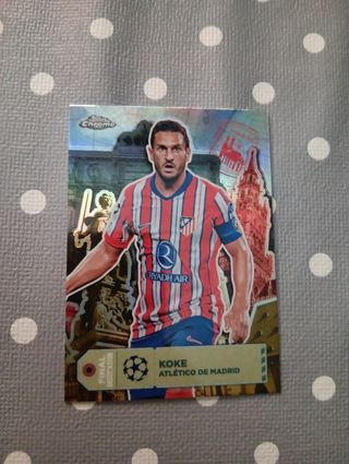Koke Atlético Madrid TOPPS CHROME CHAMPIONS FD-19