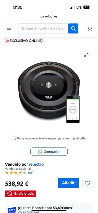 Roomba E5 - Aspiradora robot