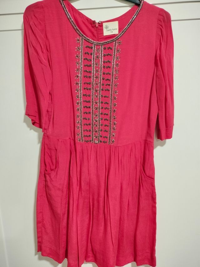 Vestido Isabella Forest rojo - Talla M