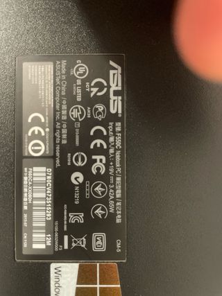 Portátil Asus F550C i5 Negro