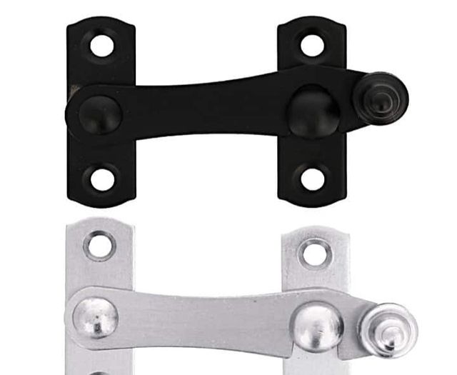 Aldabilla negra - Cerradura derecha