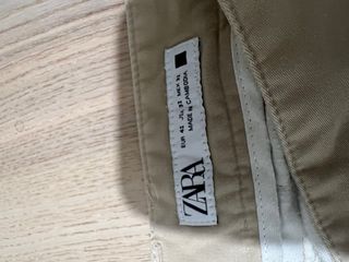 Shorts beige Zara hombre talla 42