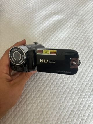 Cámara de video vintage digital estilo nueva