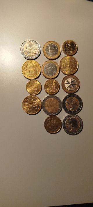 Monedas Euro de diferentes paises