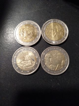 Monedas Euro de diferentes paises