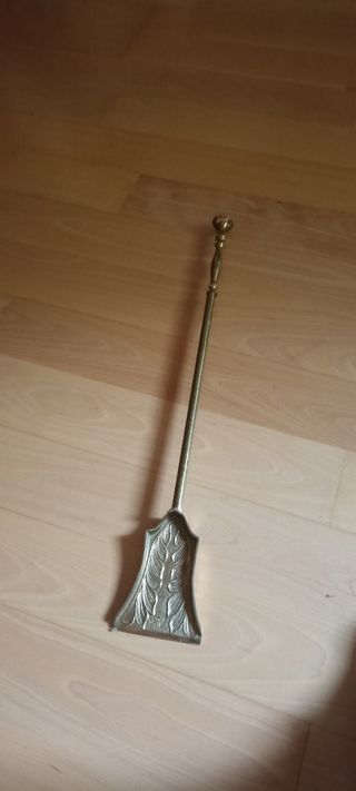 Juego herramientas chimenea antiguo