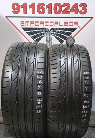 225 40 18 Y BRIDGESTONE RUEDA AL 90% VIDA UTIL