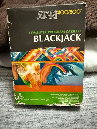 videojuego Atari Blackjack - 400/800 
