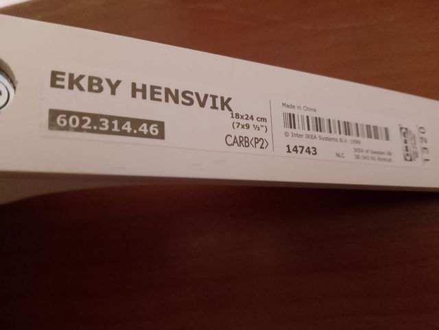 Estanterías IKEA EKBY HENSVIK blancas