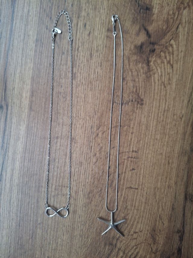 2 Correntes Prata; Infinity & Star