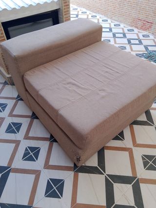 Puff cama grande beige
