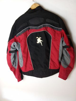 Chaqueta moto Hebo M roja-negra