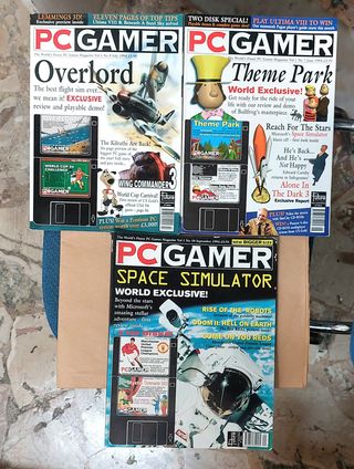 Set 3 riviste PC Gamer 1994 UK