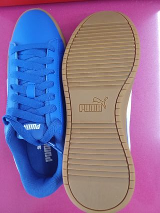 Zapatillas Puma azules, talla 39, junior 