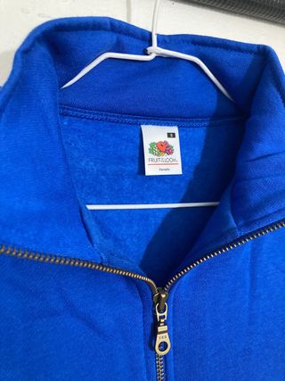 Sudadera Fruit of the Loom azul