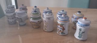 Especieros Cerámica Vintage (12 uds)