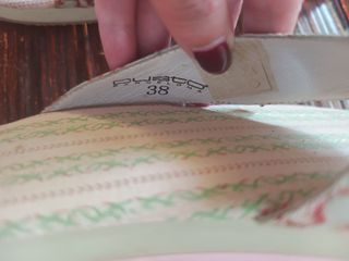 Ciabatte Custo Barcelona 38 - Beige/Rosso