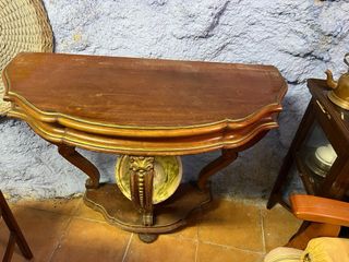 Recibidor antiguo madera - 2 piezas